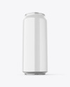 Aluminium Can With Glossy Finish Mockup