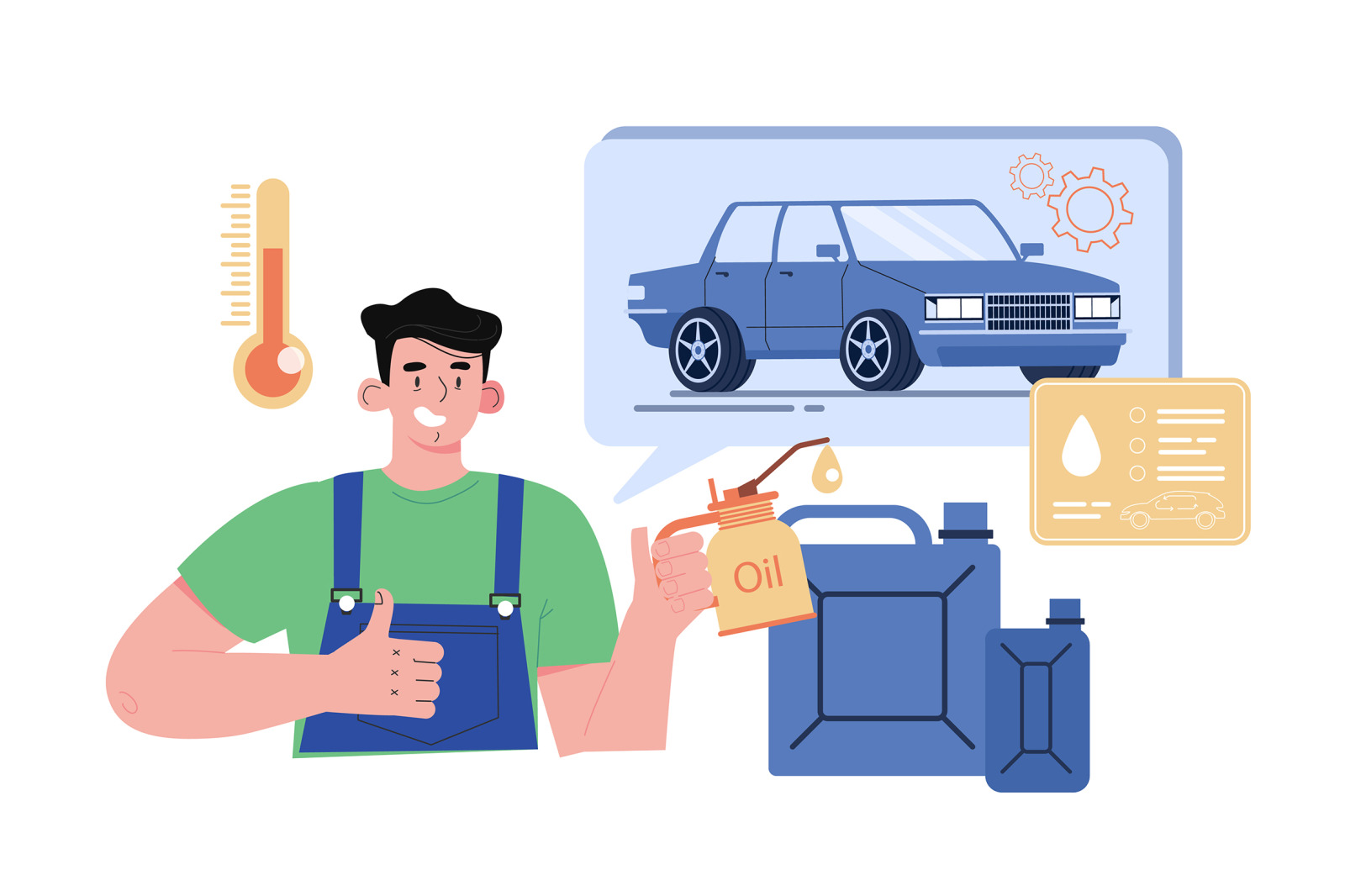 M475_Car Service Illustrations M475_Car Service Illustrations