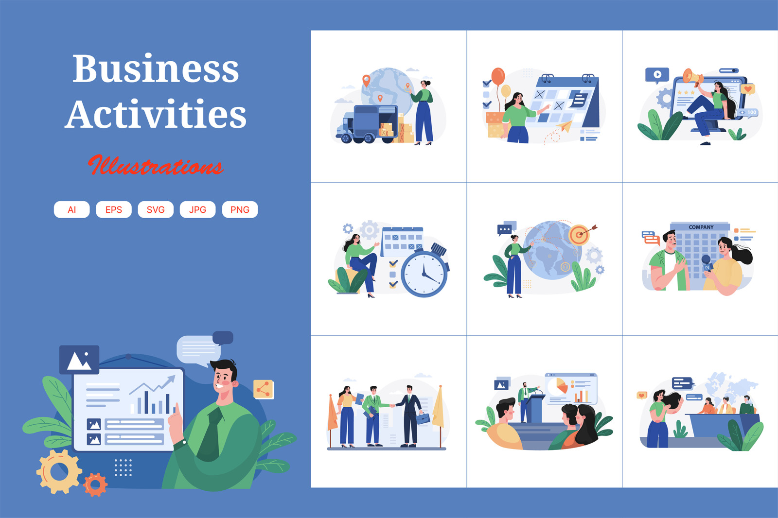 M477_Business Activities Illustrations