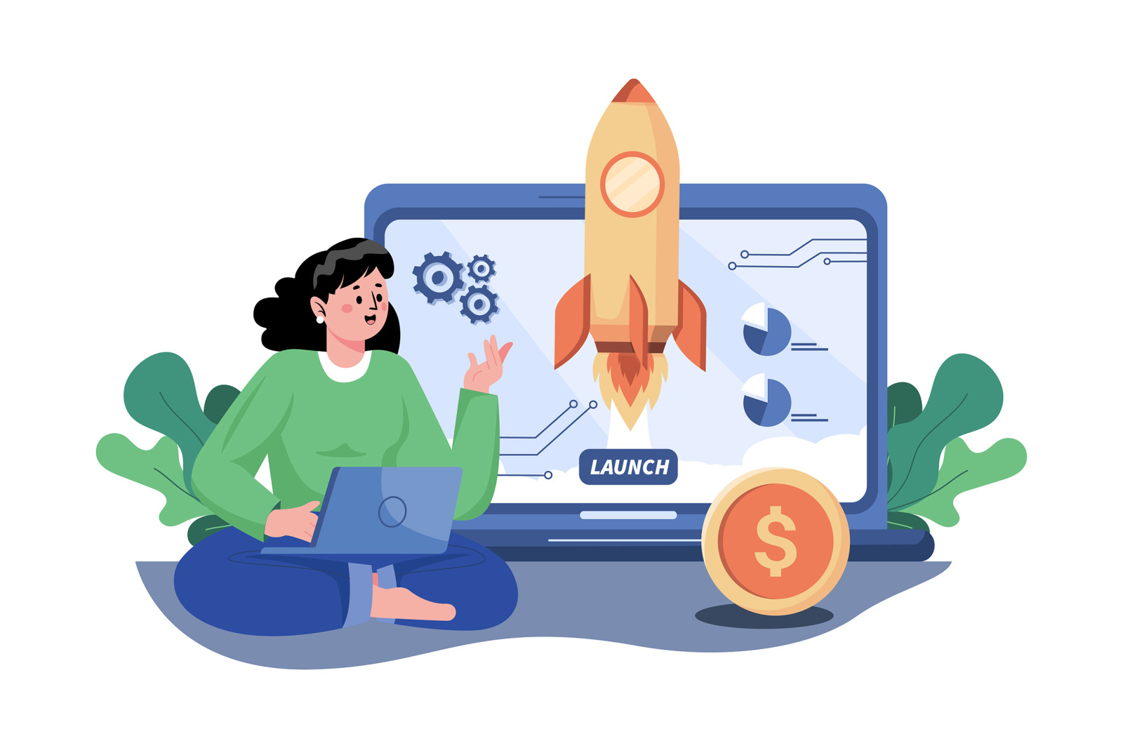 M478_Business Startup Illustrations M478_Business Startup Illustrations