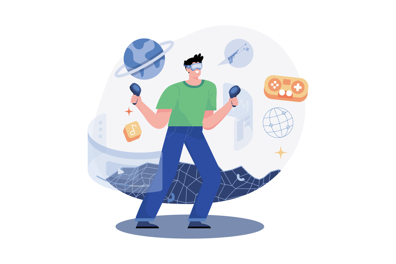 M479_Metaverse Technology Illustration Pack M479_Metaverse Technology Illustration Pack