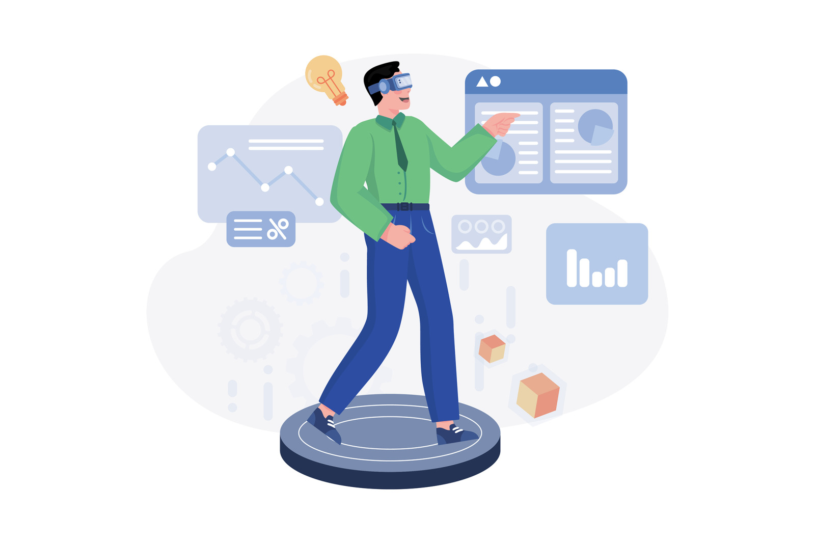 M479_Metaverse Technology Illustration Pack M479_Metaverse Technology Illustration Pack