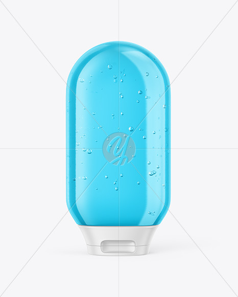 Clear Cosmetic Bottle Mockup