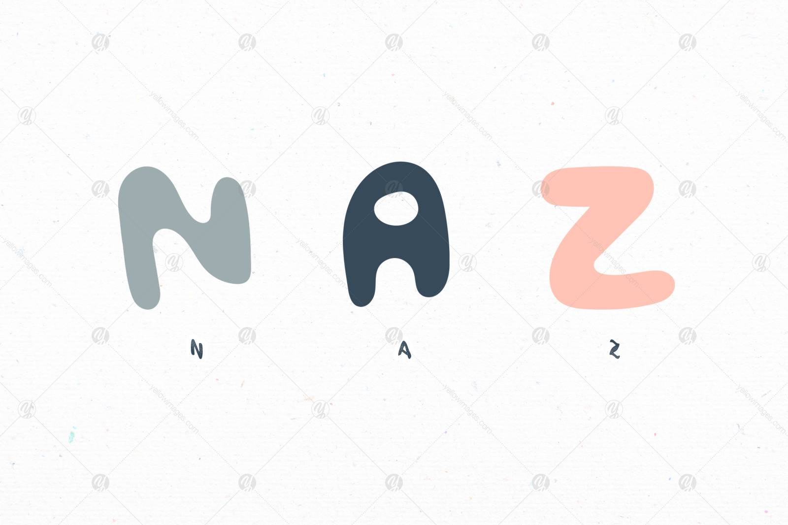 Fatty abstract alphabet illustration set Fatty abstract alphabet illustration set