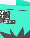 Paper Label Mockup