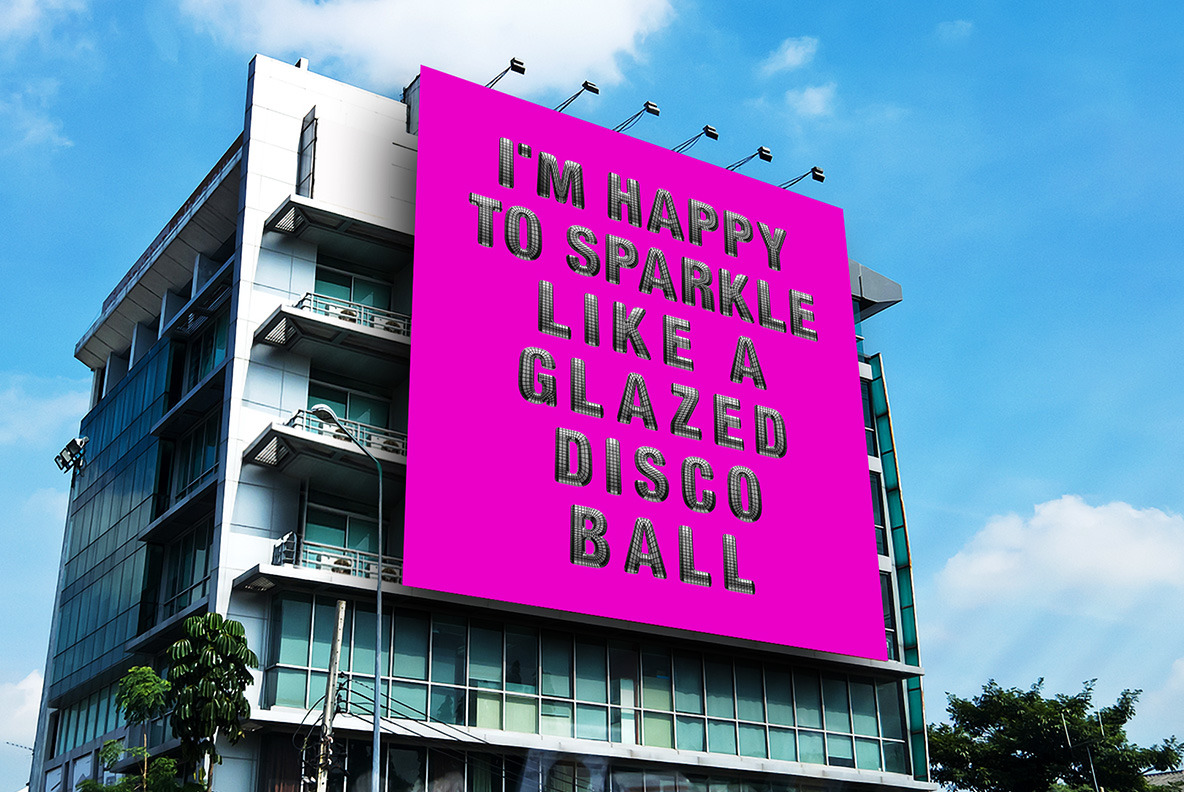 Discoball Font Discoball Font