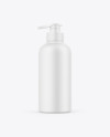Matte Bottle W/ Pump Mockup