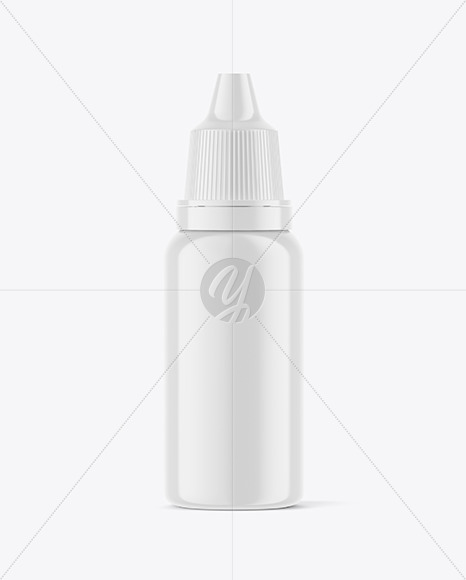 Glossy Dropper Bottle Mockup