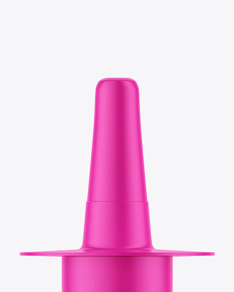 Matte Nasal Spray Bottle Mockup