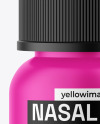 Matte Nasal Spray Bottle Mockup