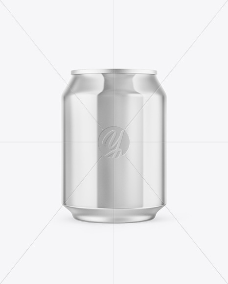 250ml Classic Can With Metallic Finish Mockup