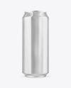 473ml Classic Can With Metallic Finish Mockup