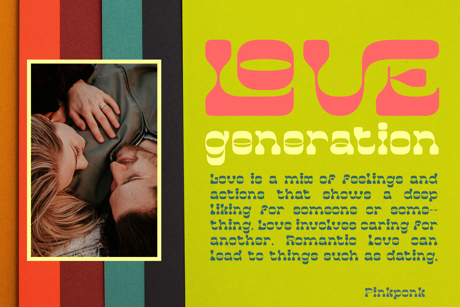 Pinkponk - Groovy Font Pinkponk - Groovy Font