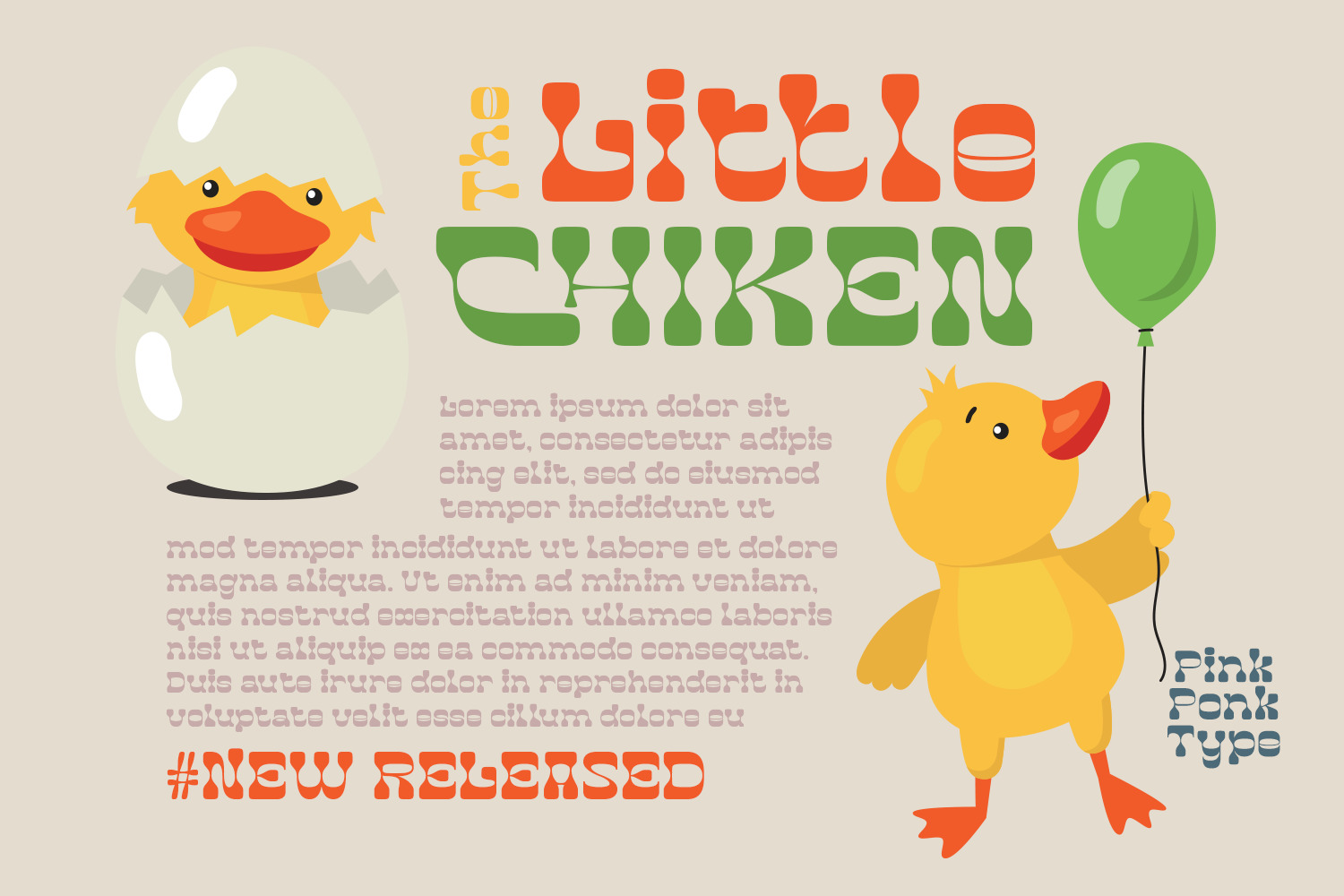 Pinkponk - Groovy Font Pinkponk - Groovy Font