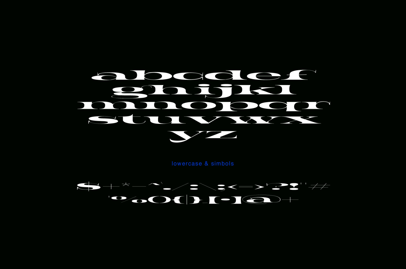 Elastik - Super Duper Wide Serif Elastik - Super Duper Wide Serif