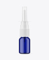 Colored Glass Nasal Spray Bottle Mockup