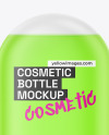 Clear Cosmetic Bottle Mockup