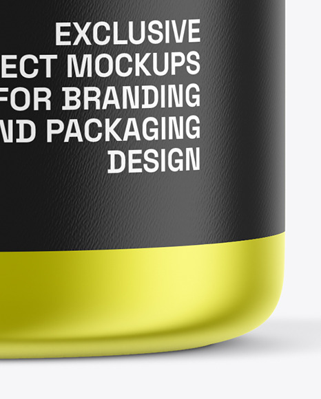 Metallic Dropper Bottle Mockup