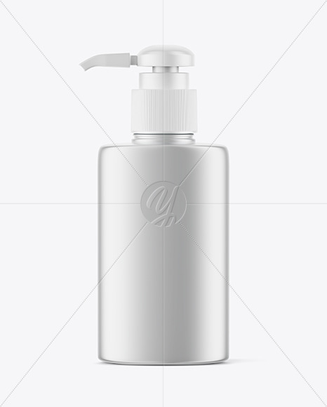 Metallic Cosmetic Spray Bottle Mockup