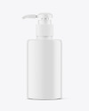 Glossy Cosmetic Spray Bottle Mockup