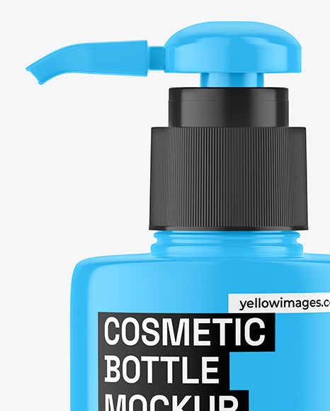 Glossy Cosmetic Spray Bottle Mockup