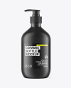 Ceramic Bottle With Pump Mockup