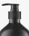 Ceramic Bottle With Pump Mockup
