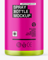 Frosted Plastic Spray Bottle Mockup Frosted Plastic Spray Bottle Mockup
