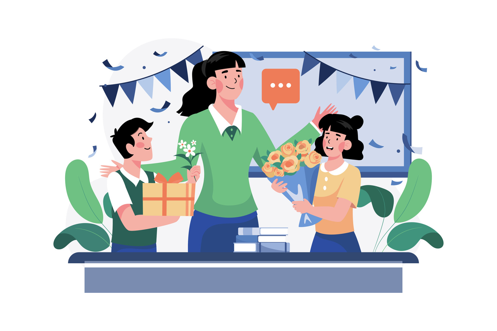M602_Teacher's Day Illustration Pack M602_Teacher's Day Illustration Pack