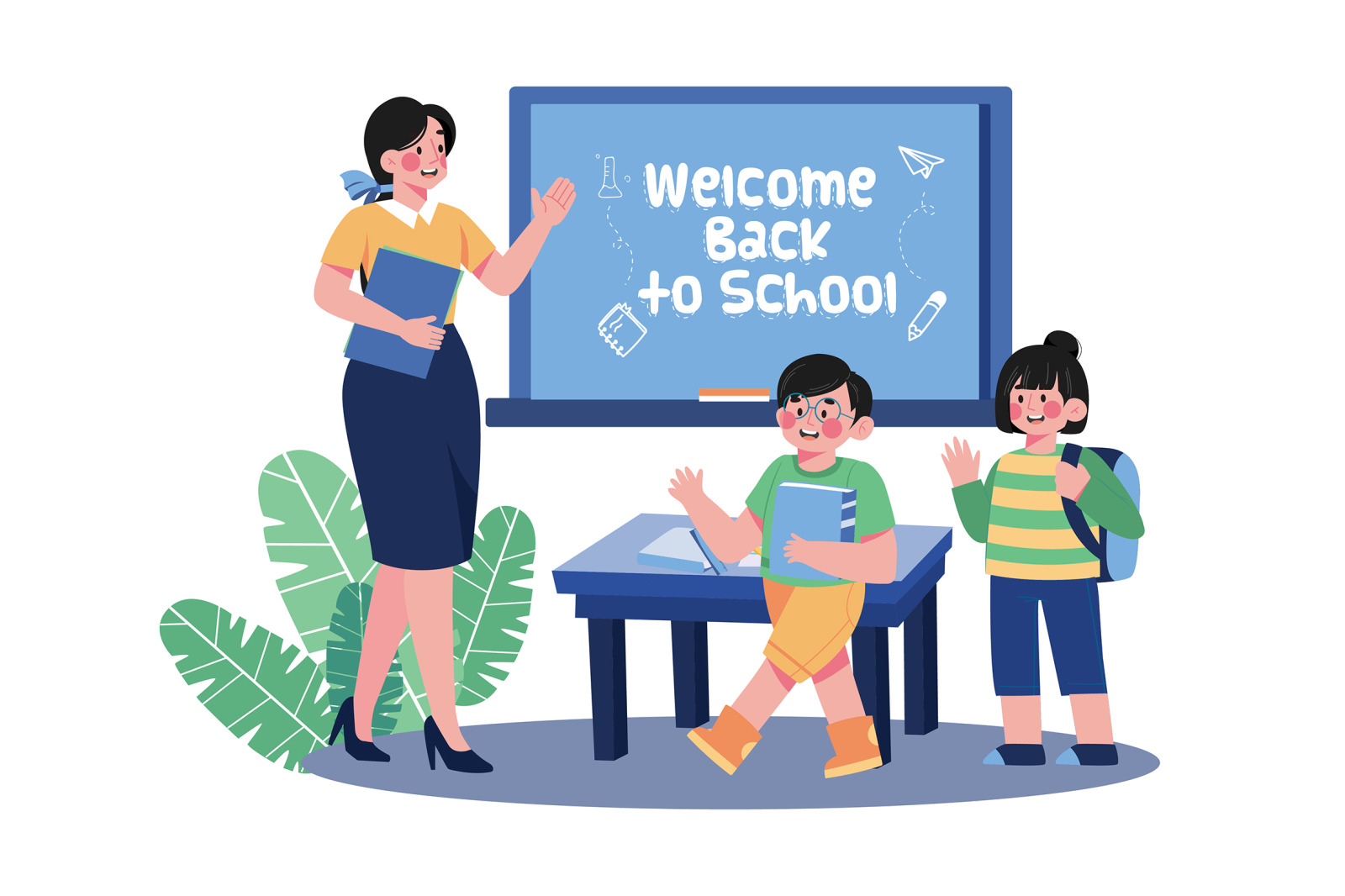 M603_Back To School Illustration Pack