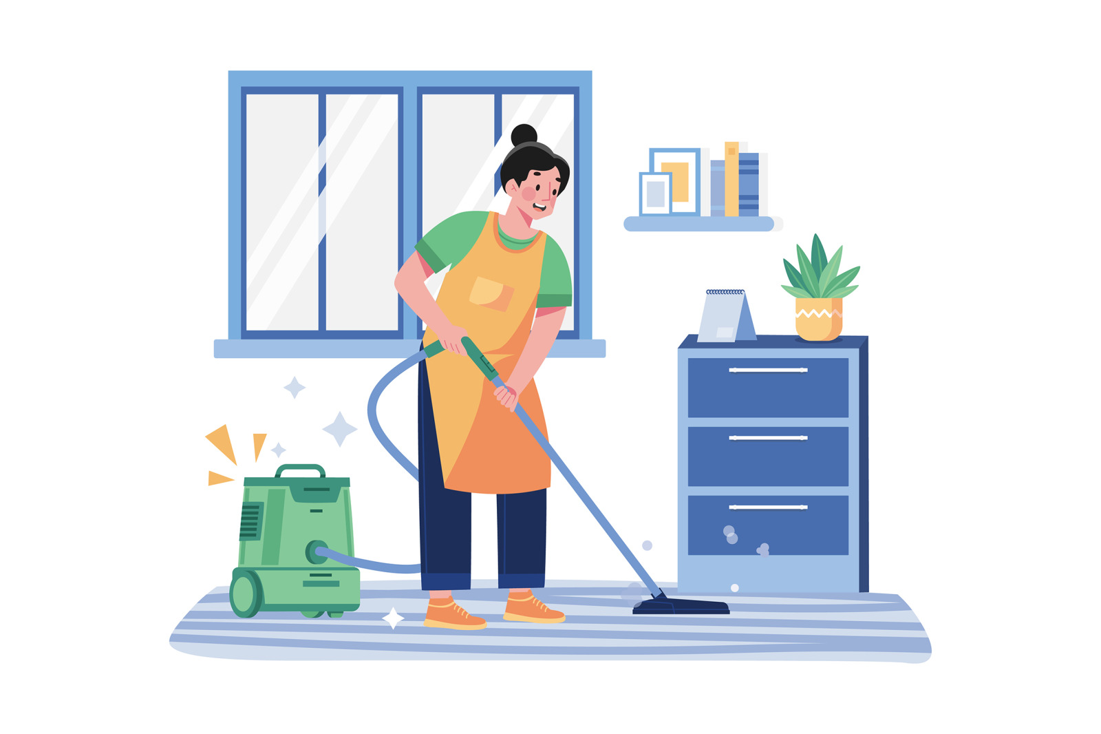 M606_Cleaning Services Illustration Pack