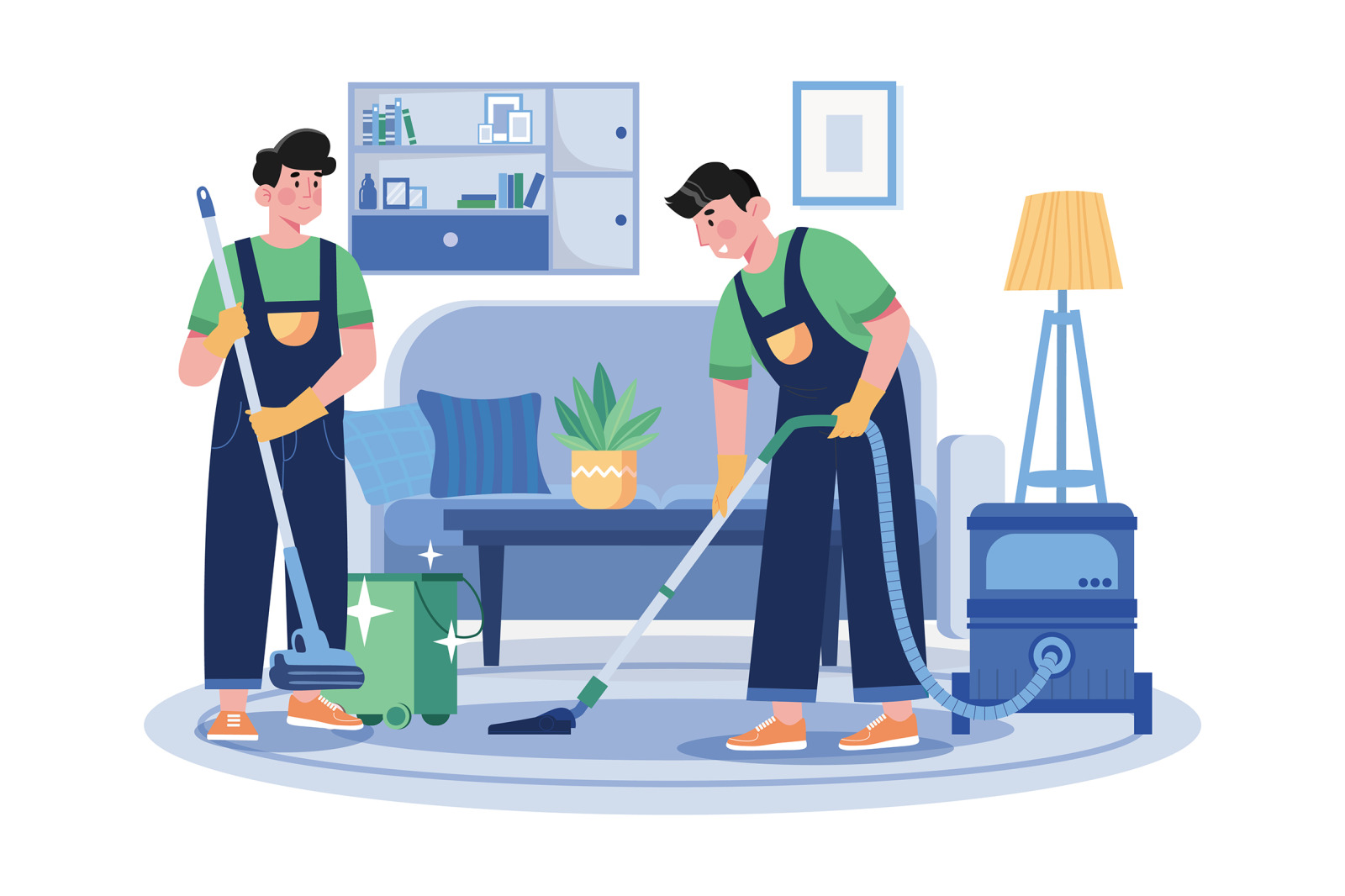 M606_Cleaning Services Illustration Pack