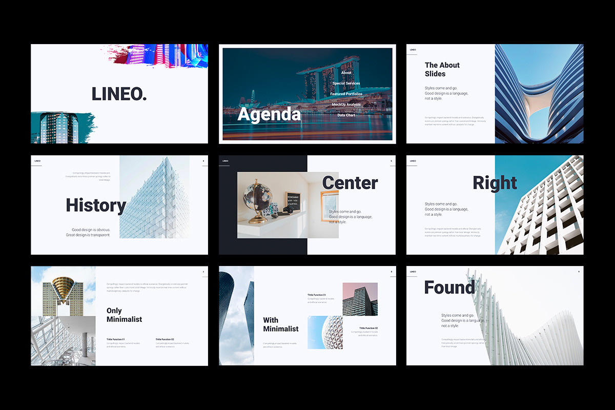 LINEO - Minimal Animated Powerpoint Template