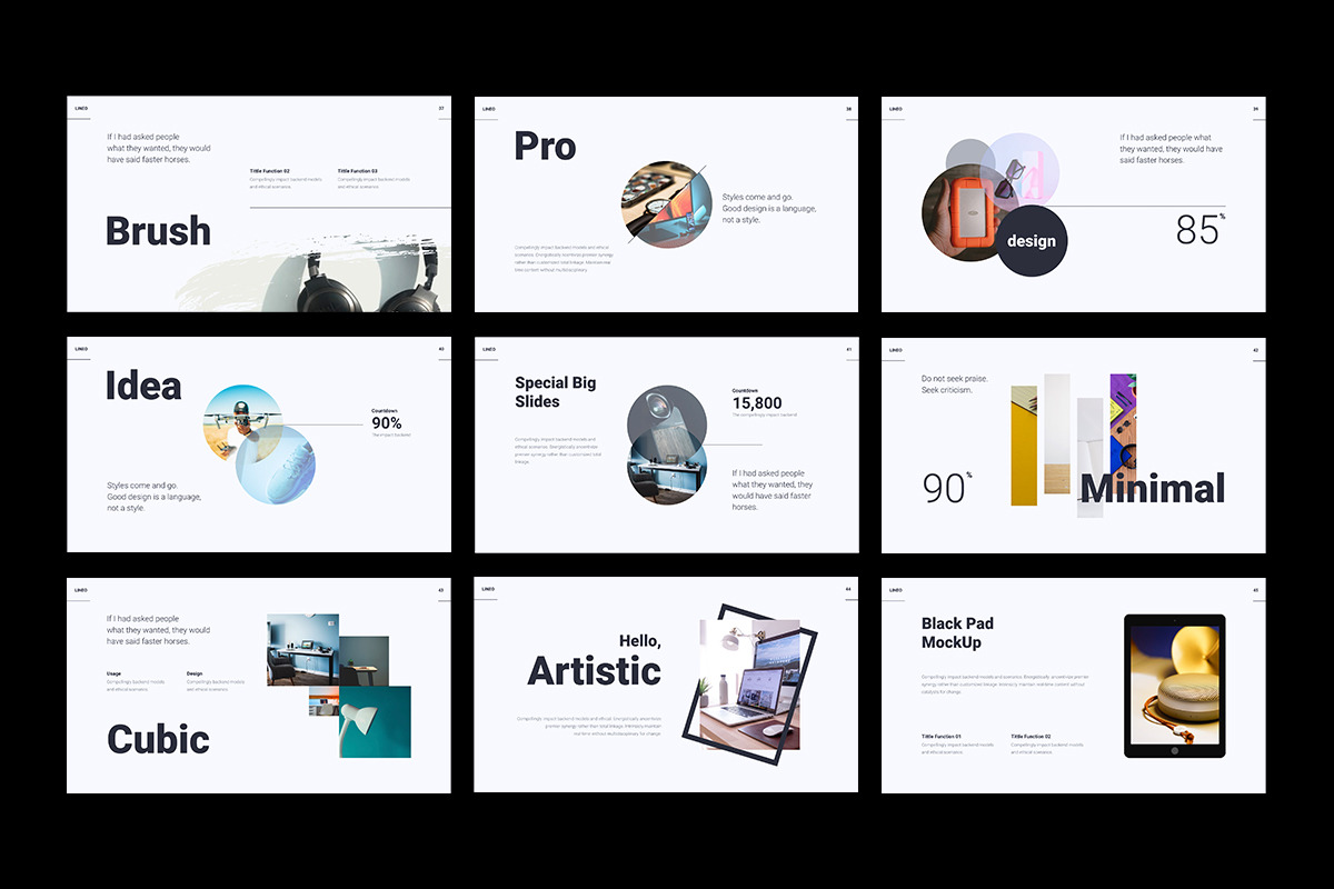 LINEO - Minimal Animated Powerpoint Template