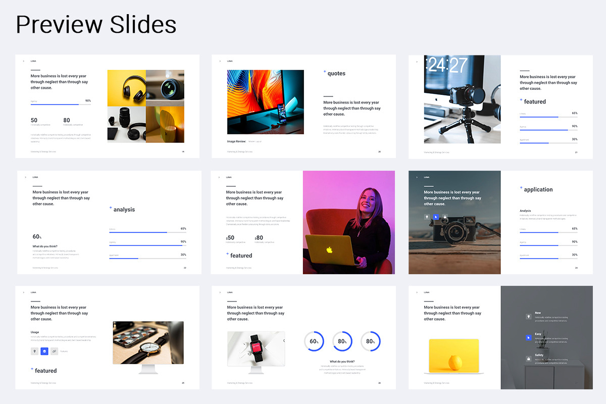 LUMA - Fully Animated Keynote Presentation Template LUMA - Fully Animated Keynote Presentation Template
