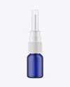 Frosted Colored Glass Nasal Spray Bottle Mockup