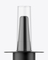 Frosted Colored Glass Nasal Spray Bottle Mockup