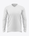 Goalkeeper Long Sleeve T-Shirt Mockup - Front View