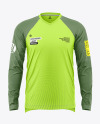 Goalkeeper Long Sleeve T-Shirt Mockup - Front View