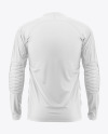 Goalkeeper Long Sleeve T-Shirt Mockup - Back View