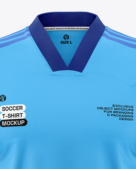 Soccer T-Shirt Mockup - Front View