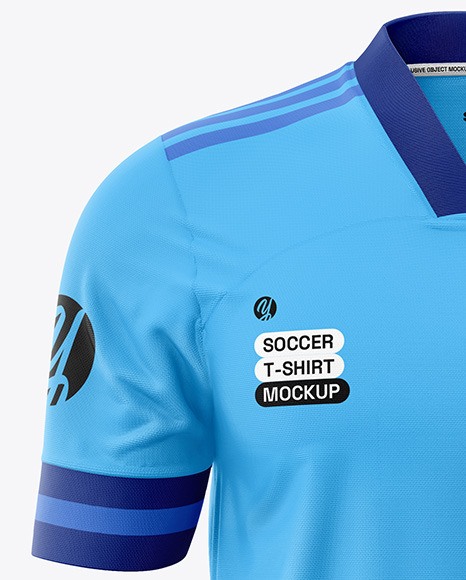 Soccer T-Shirt Mockup - Front View