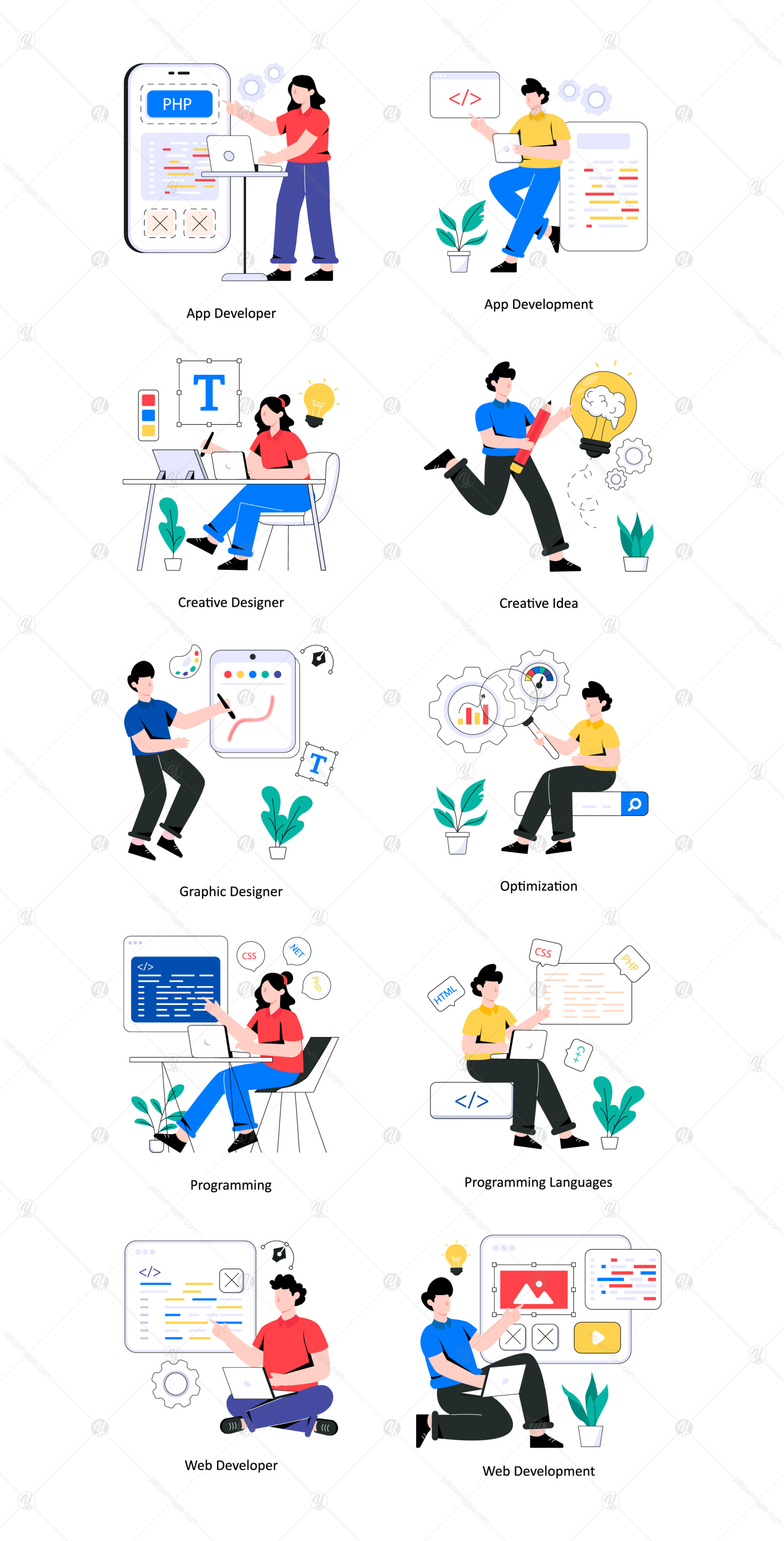 30 Design And Development illustrations 30 Design And Development illustrations