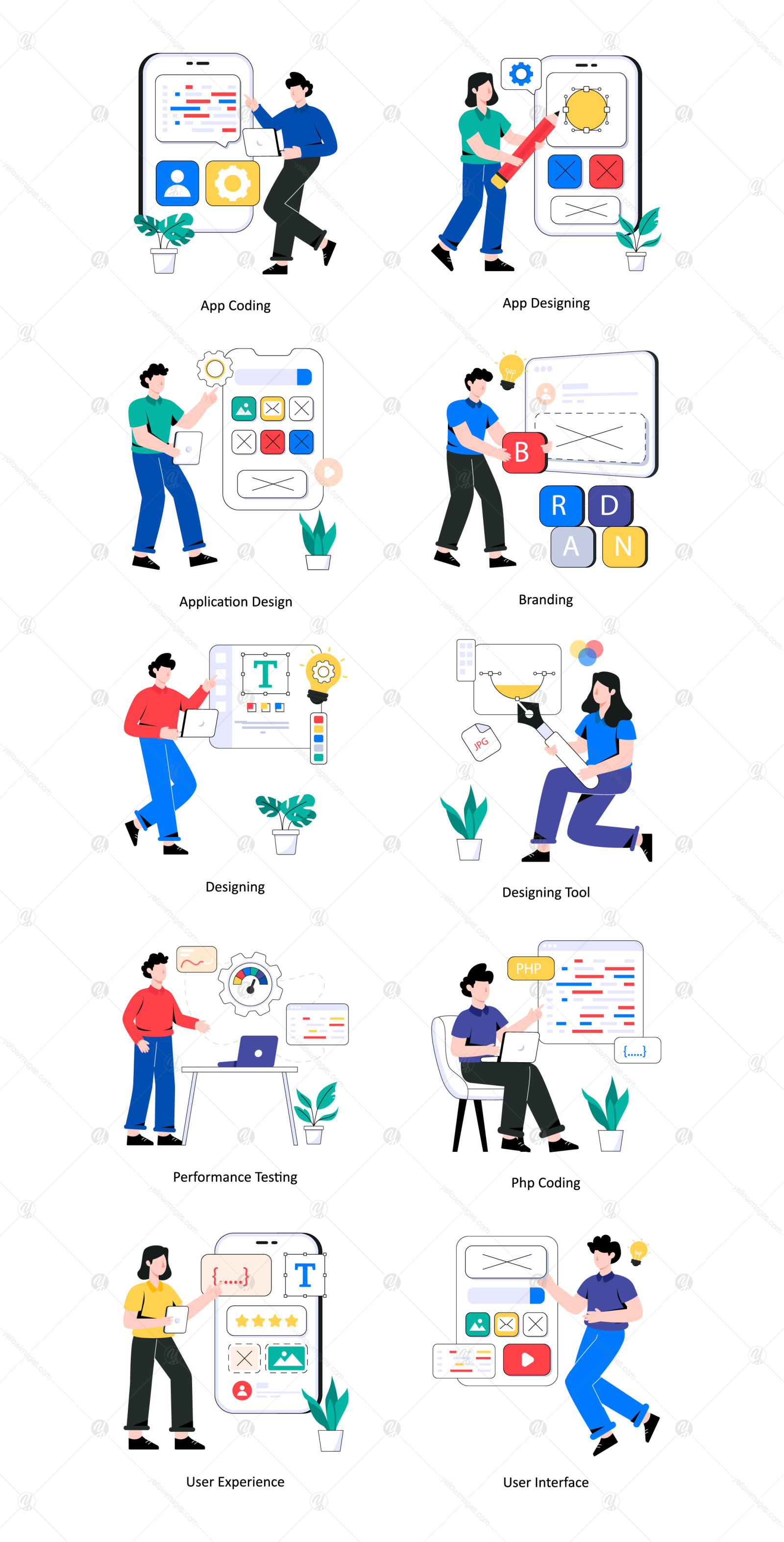 30 Design And Development illustrations 30 Design And Development illustrations