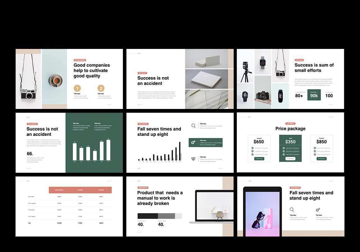 EZRA Business Powerpoint Template