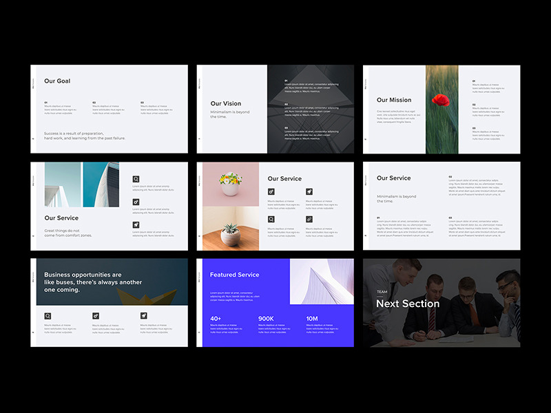 Mild Minimal Powerpoint Template