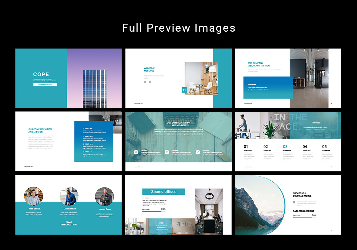 COPE Business Powerpoint Template