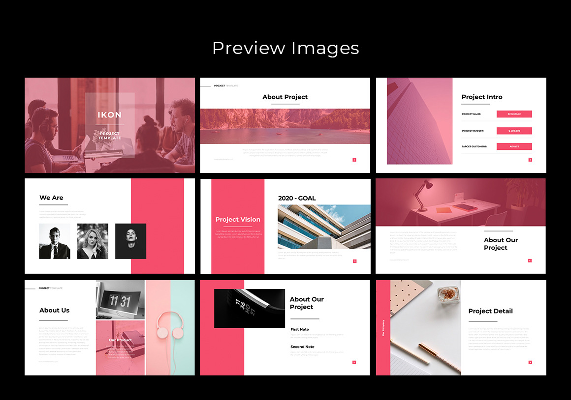 IKON Business &amp; Project Powerpoint Template