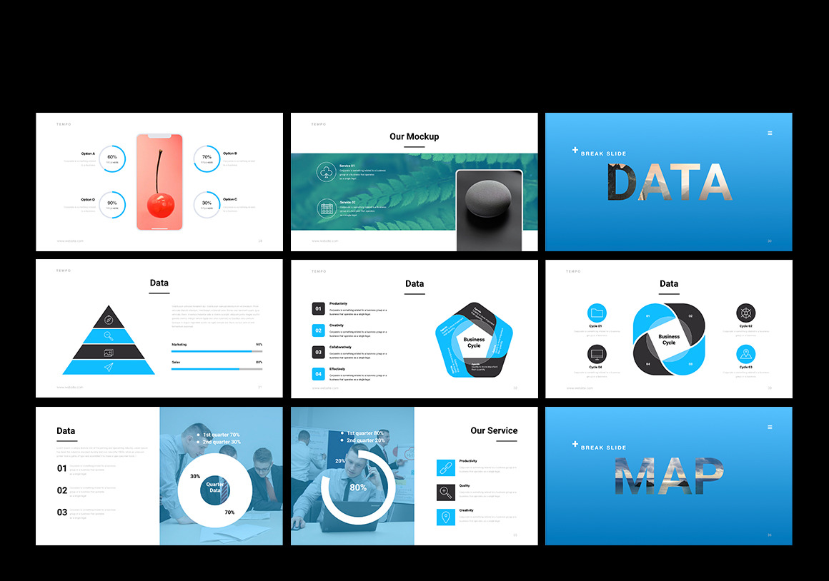 TEMPO Business Googleslide Template