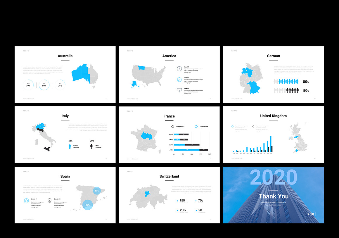 TEMPO Business Googleslide Template